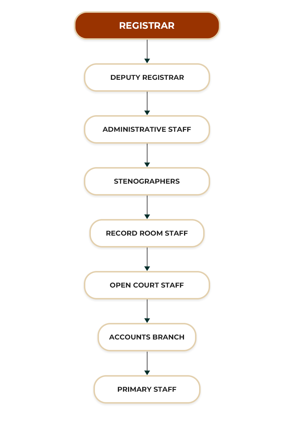 HIGH COURT HOMAGAMA ORGANIZATIONAL STRUCTURE